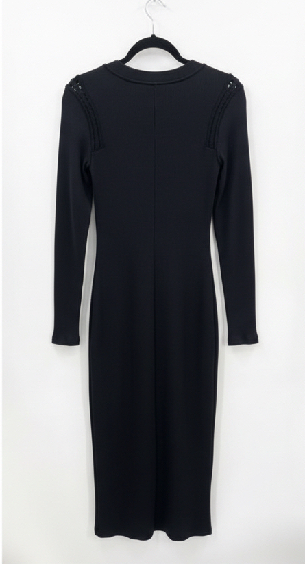 YOUNG FABULOUS & BROKE Ribbed Midi Dress