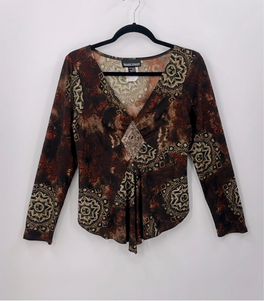 FRANK LYMAN Embellished Top