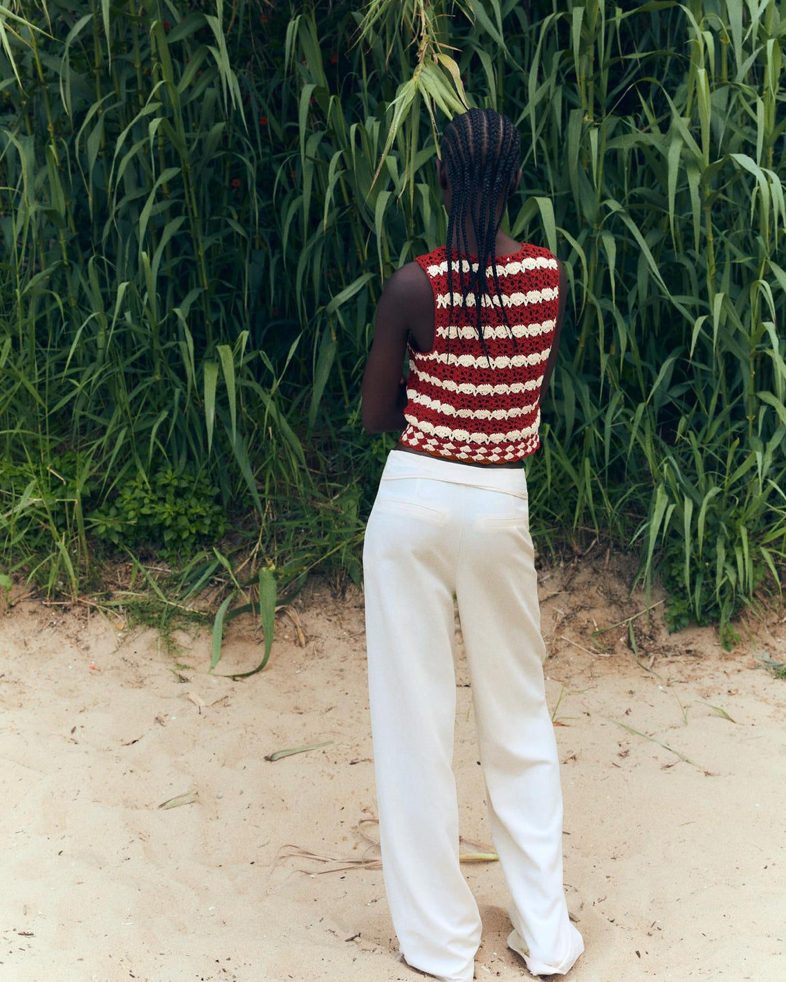 ZARA Belted Full Length Pants