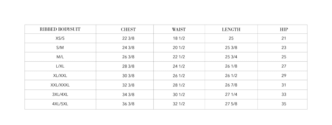 Brunette The Label Ribbed Bodysuit