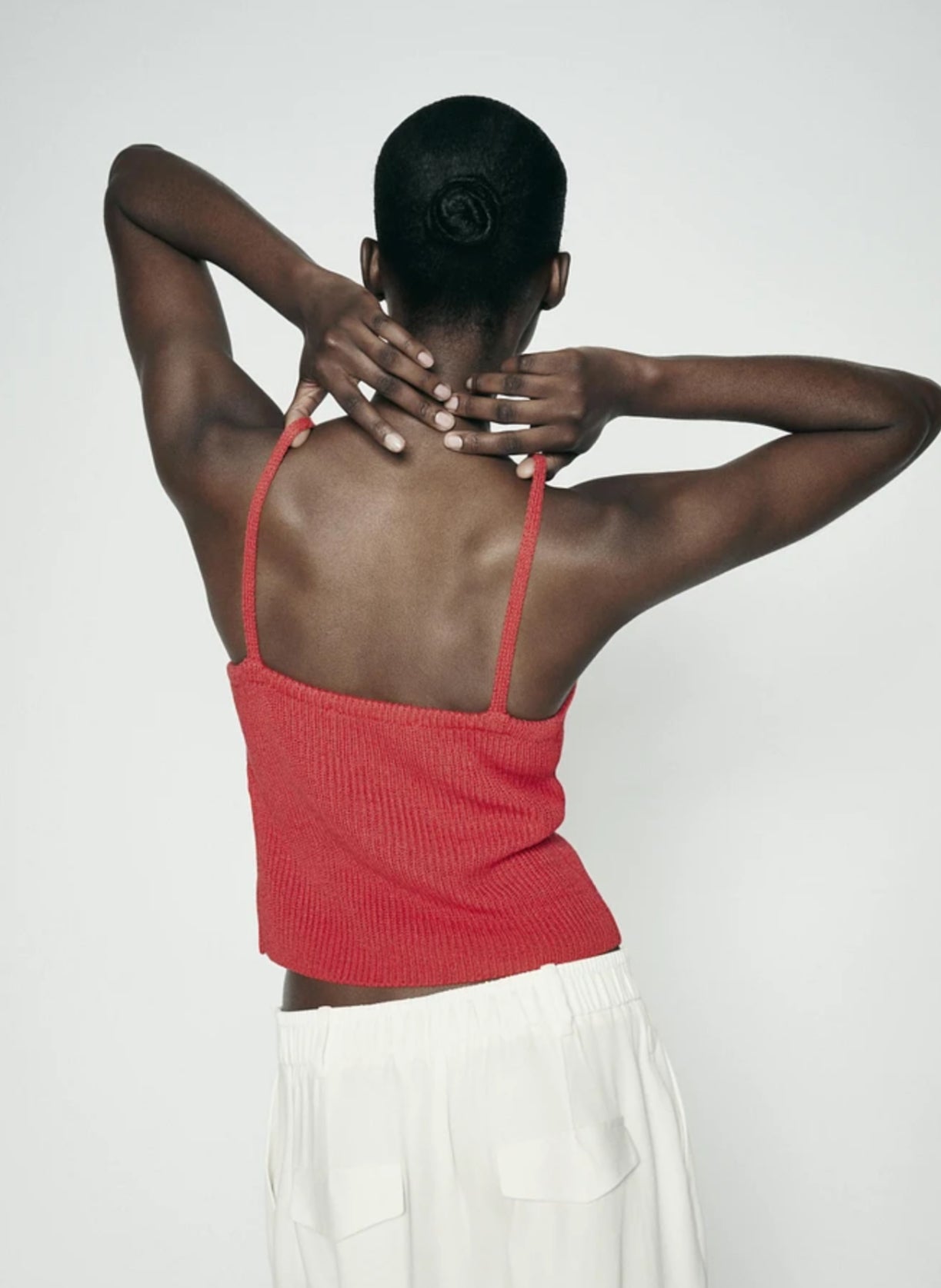 ZARA Knit V-Neck Top