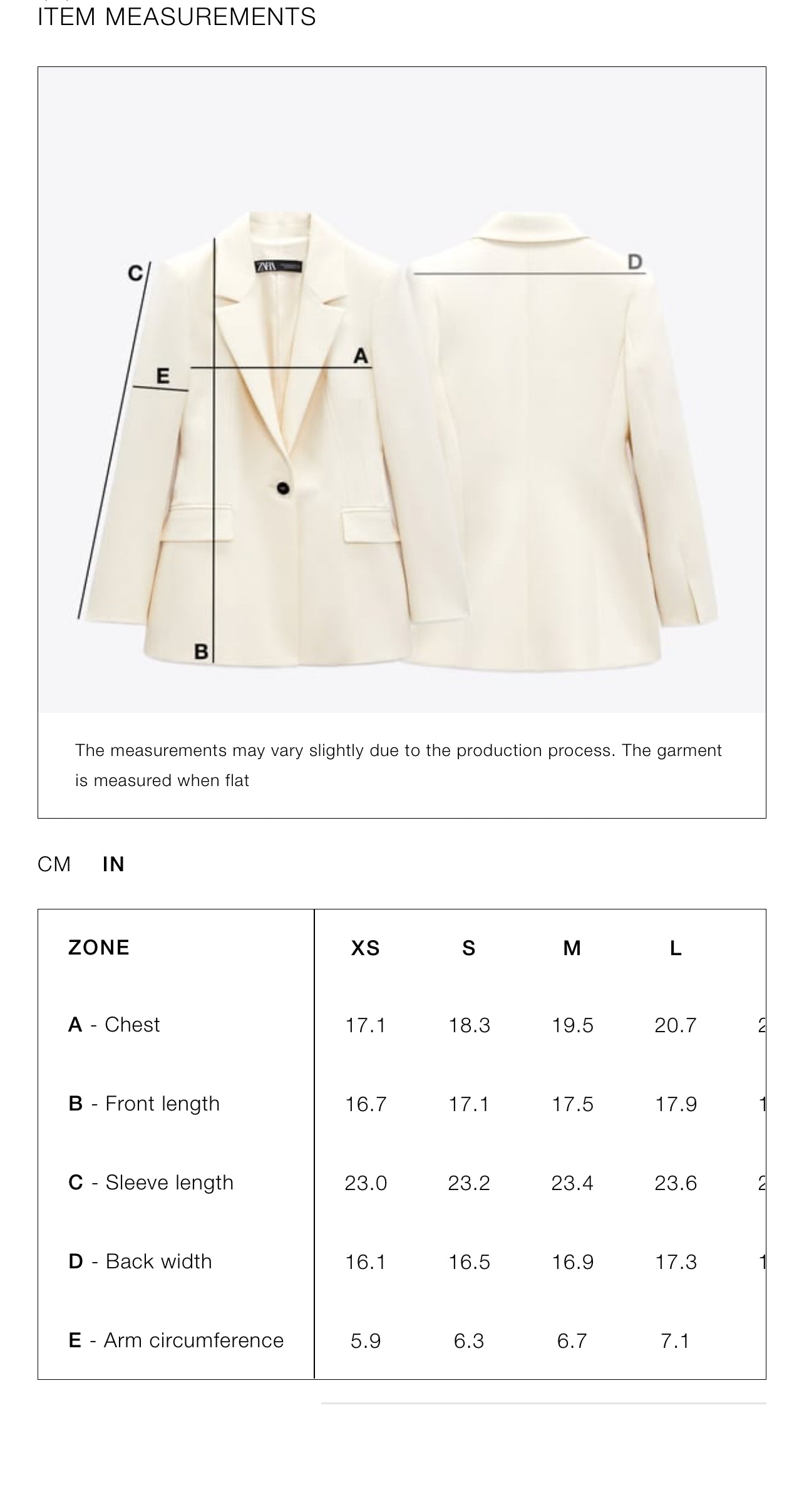 ZARA Linen Blend Cropped Blazer