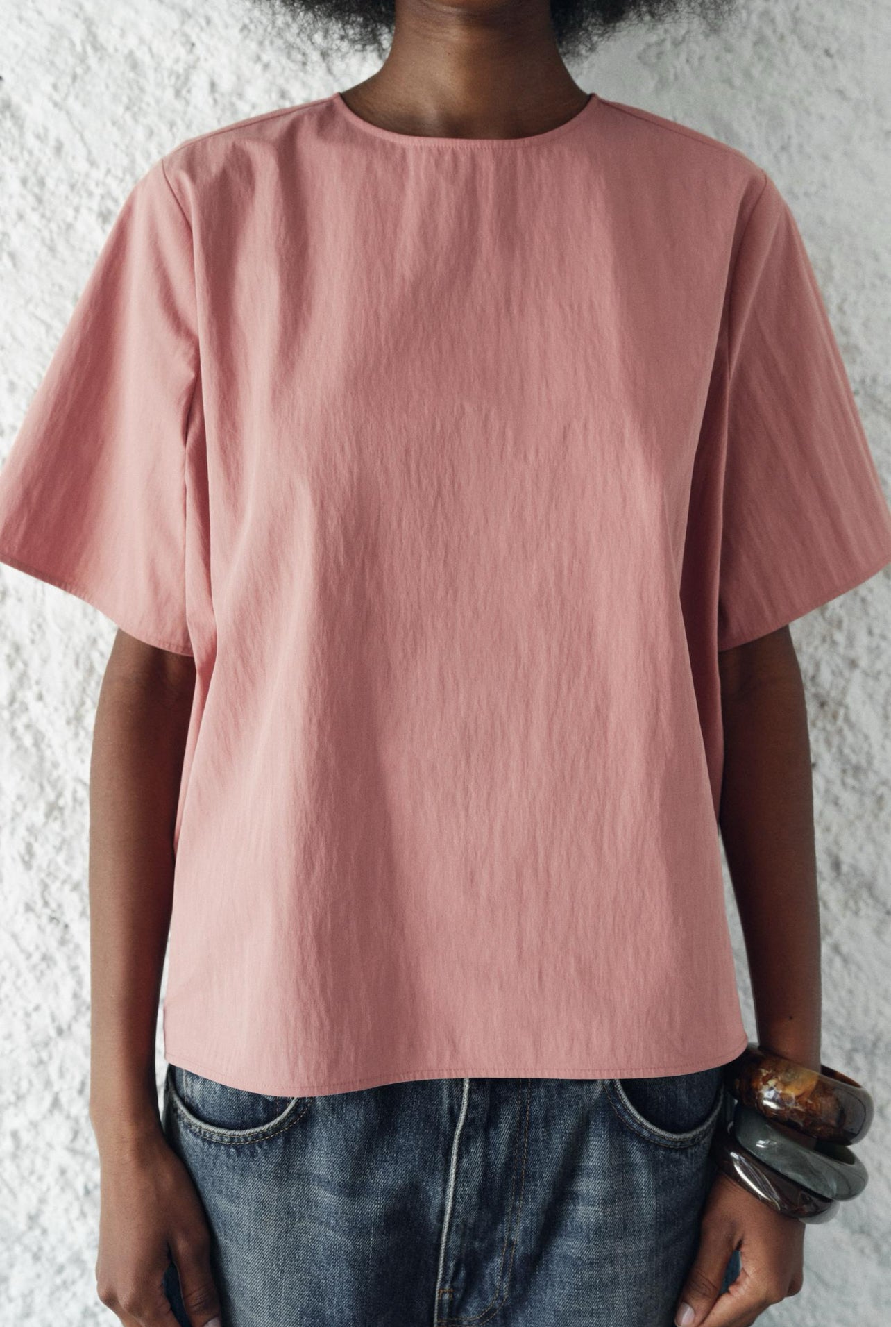 ZARA Short Sleeve Top ZW Collection