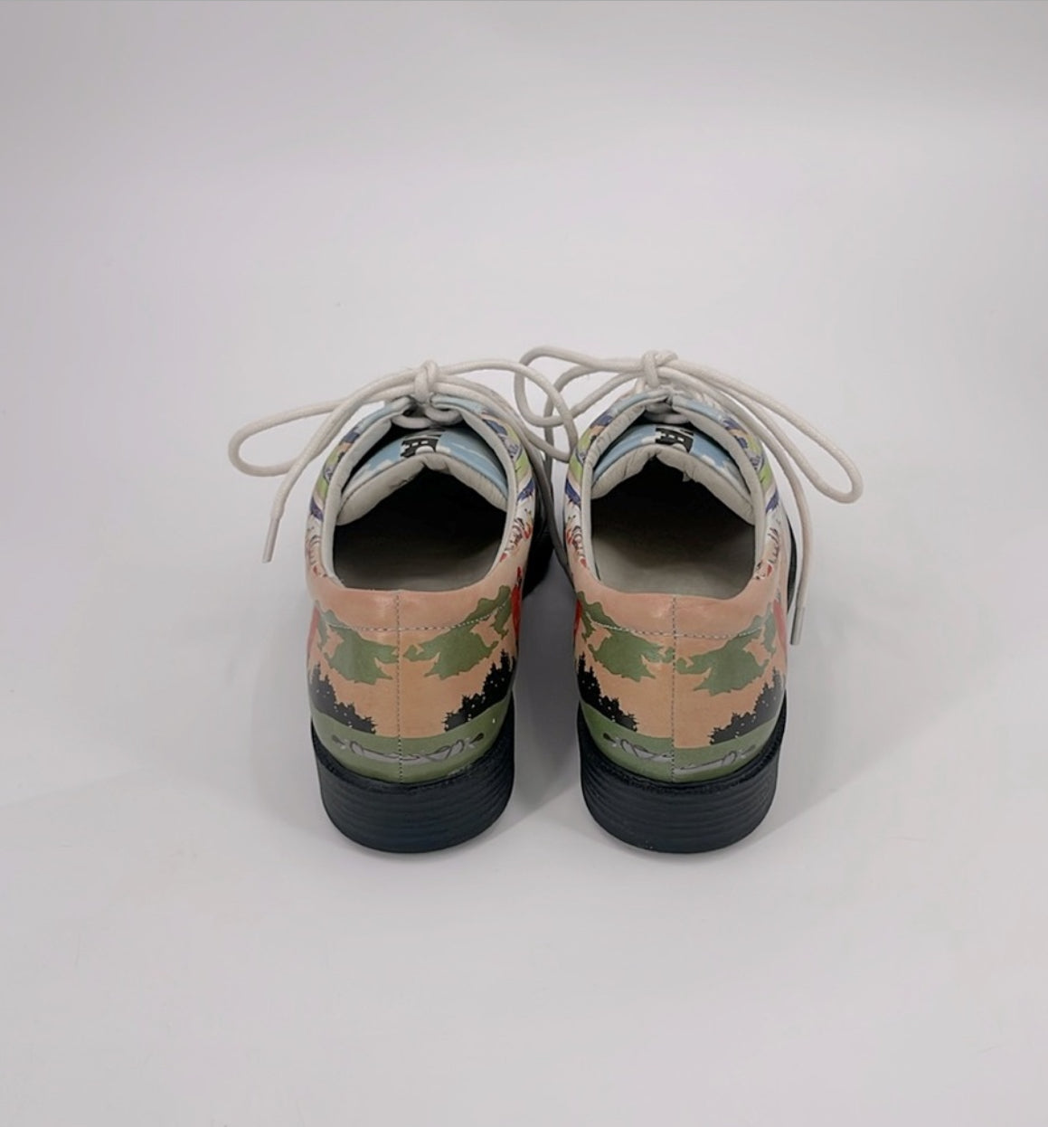 ICON Wearable Art Leather Golf/ Walking Shoes