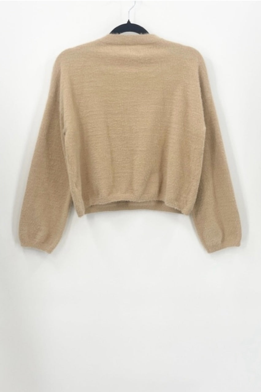 Princess Polly Fuzzy Mock Neck Sweater