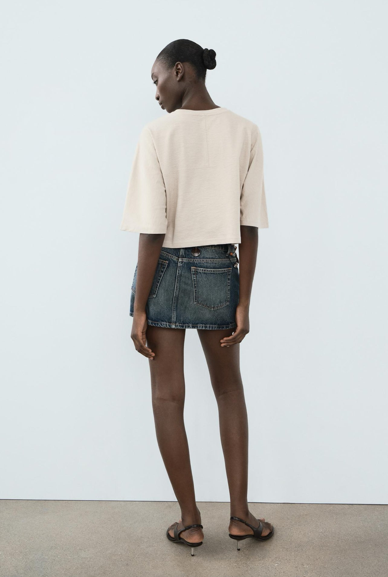 ZARA Cotton Flame’ Crop Top