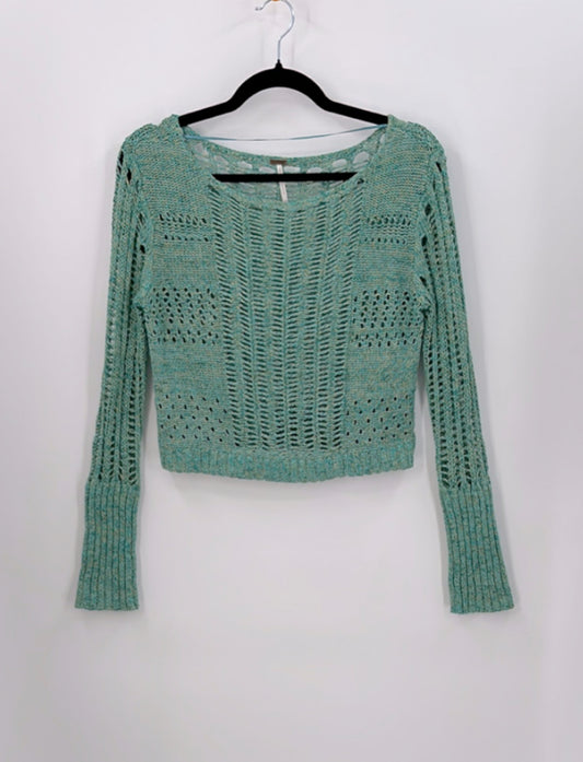 Free People Open Knit Sweater