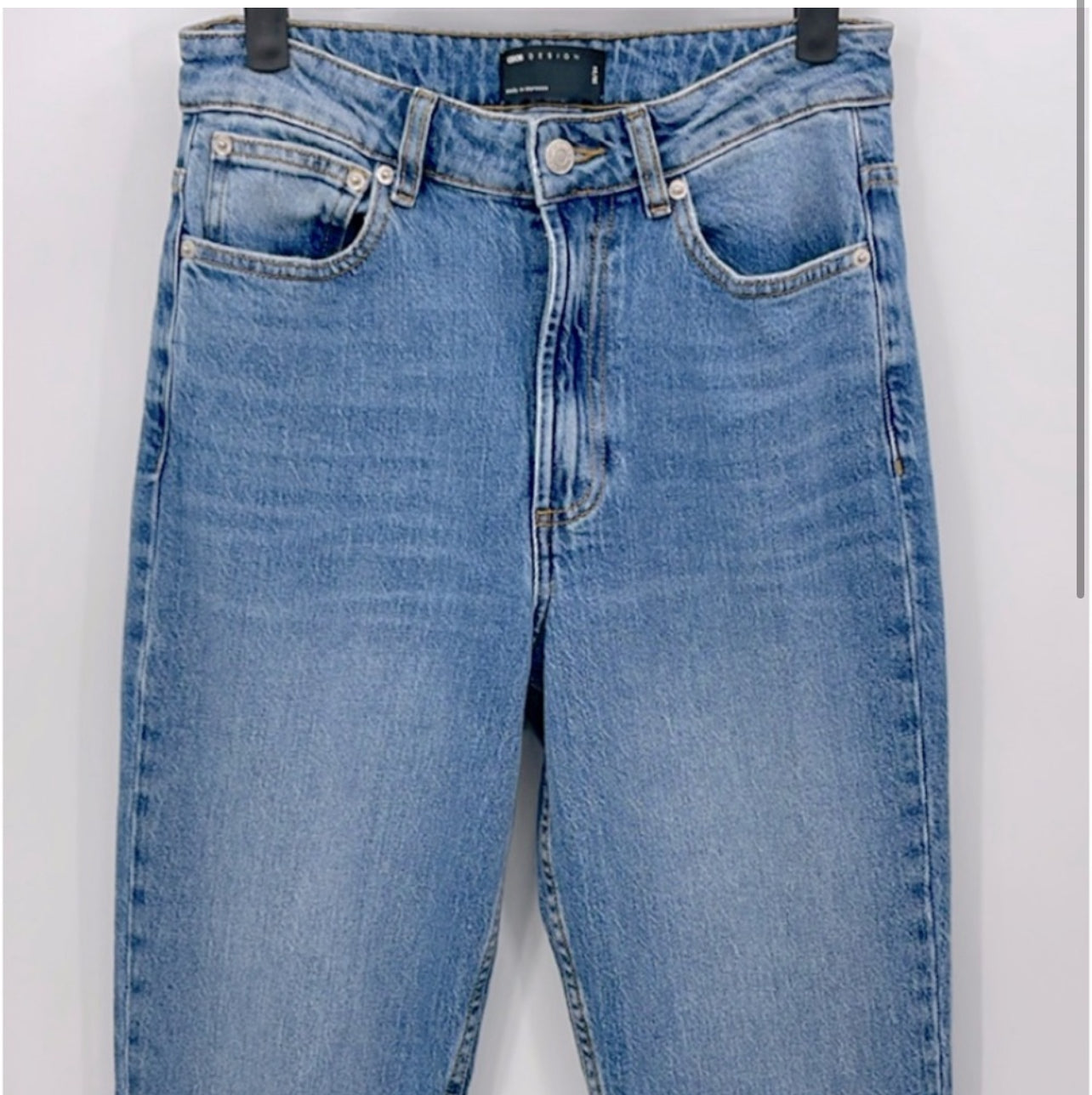 ASOS Design High Rise Flare Jeans