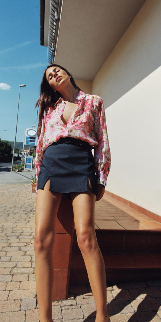 ZARA Floral Print Shirt