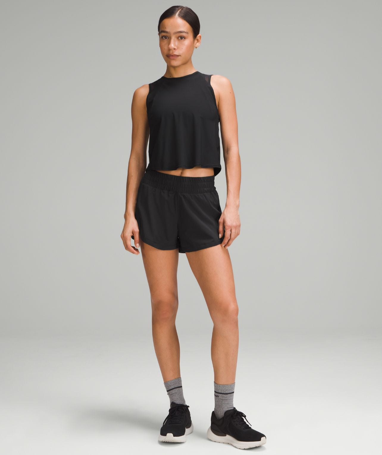 Lululemon Sculpt Cropped Tank Top Pleated
