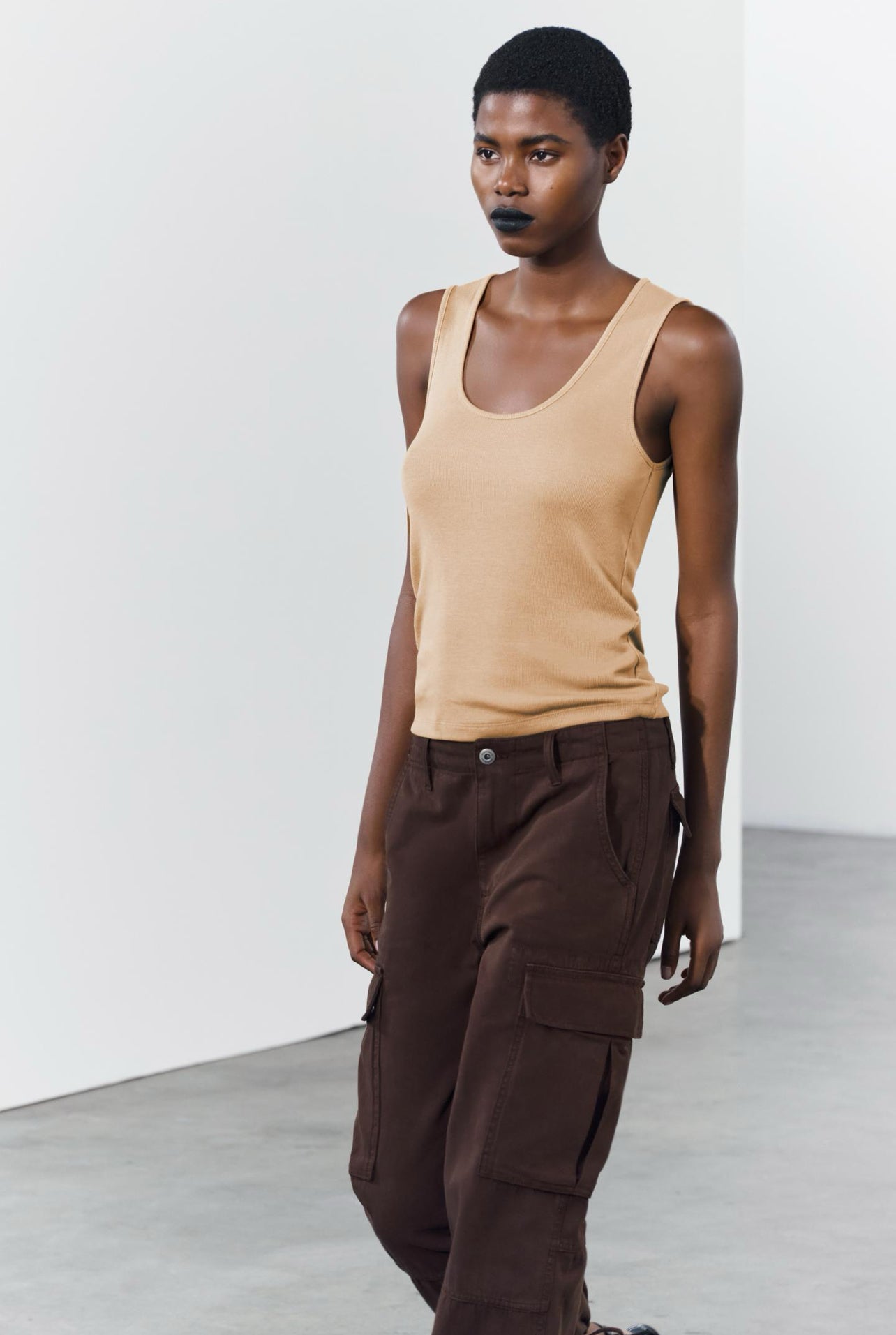 ZARA Ribbed Tank Top