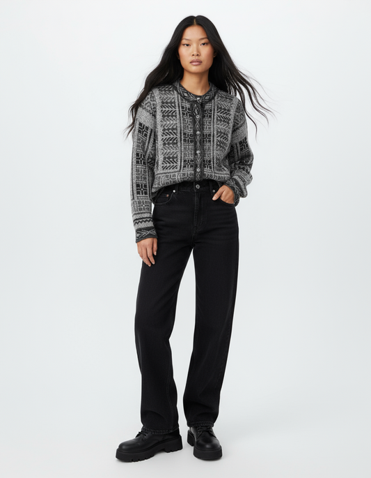 Vintage NOR' EASTERLY Wool Blend Cardigan