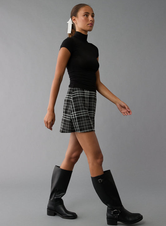 AE Vegan Leather Tall Moto Boot