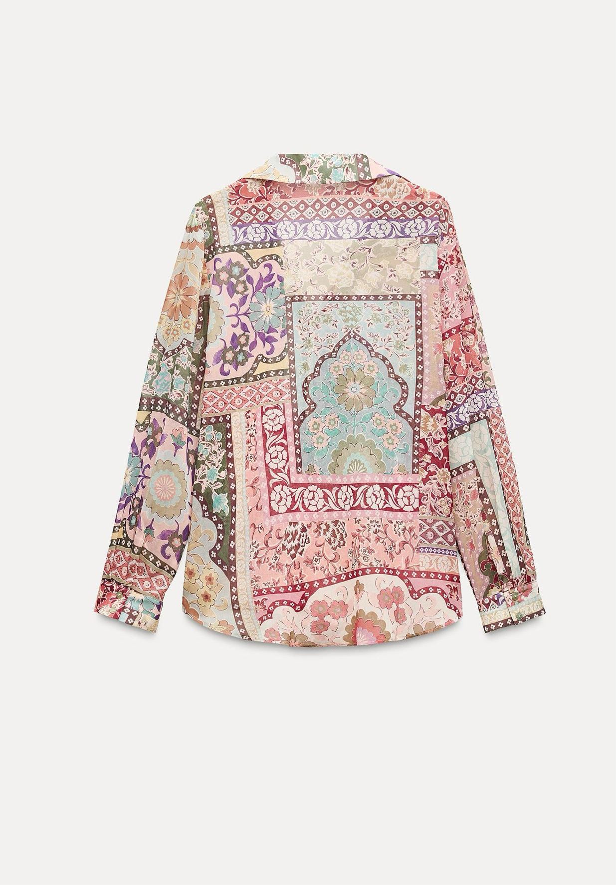 ZARA Patchwork Printed Shirt