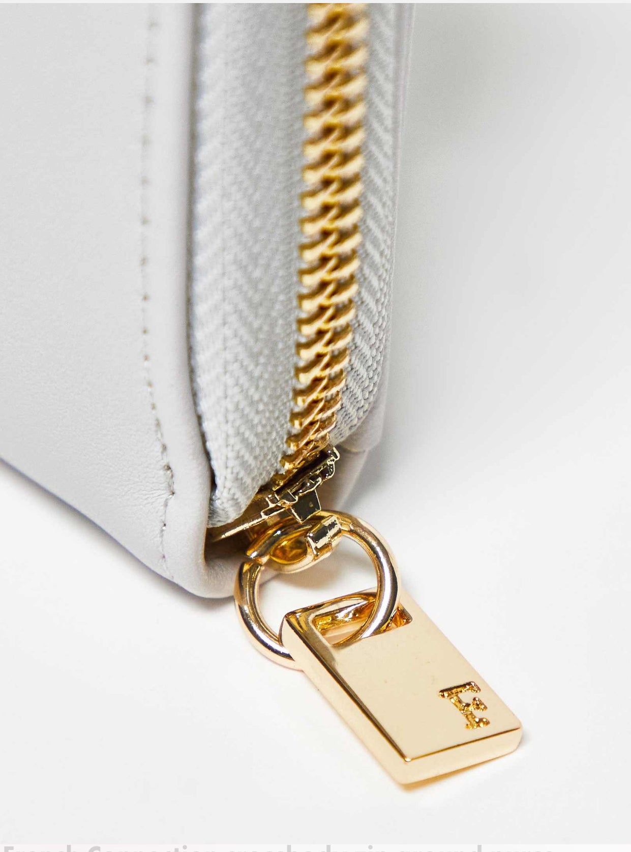 French Connection Crossbody Zip Around Purse