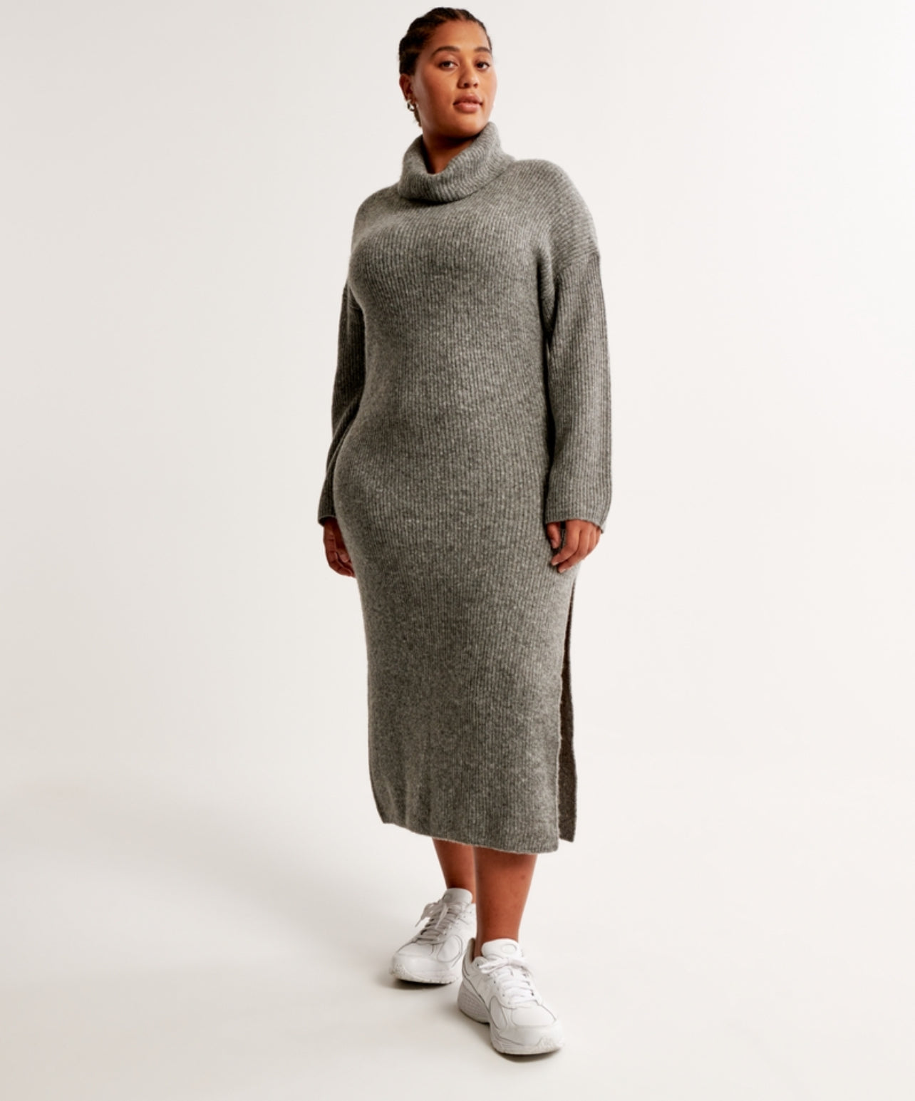 Abercrombie & Fitch Turtleneck Sweater Dress Regular Change Things Up Abercrombie & Fitch Turtleneck Sweater Dress Regular Change Things Up