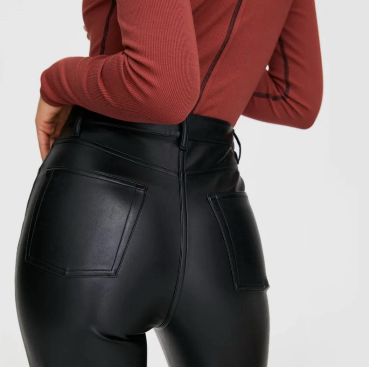 WILFRED "Melina" Faux Leather Pants