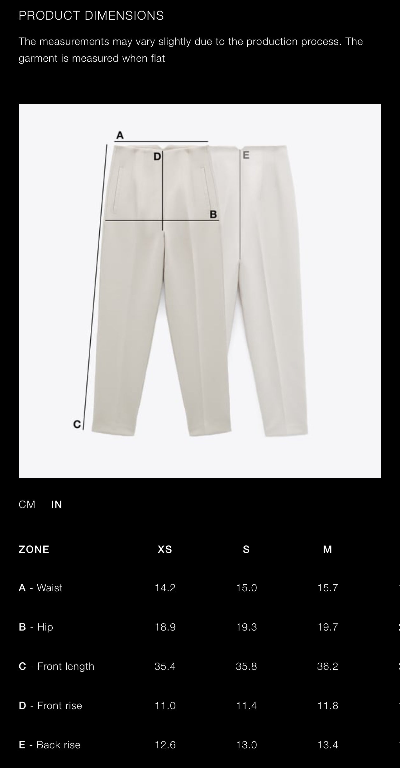 ZARA ZW Collection Linen
Blend Crochet Trouser