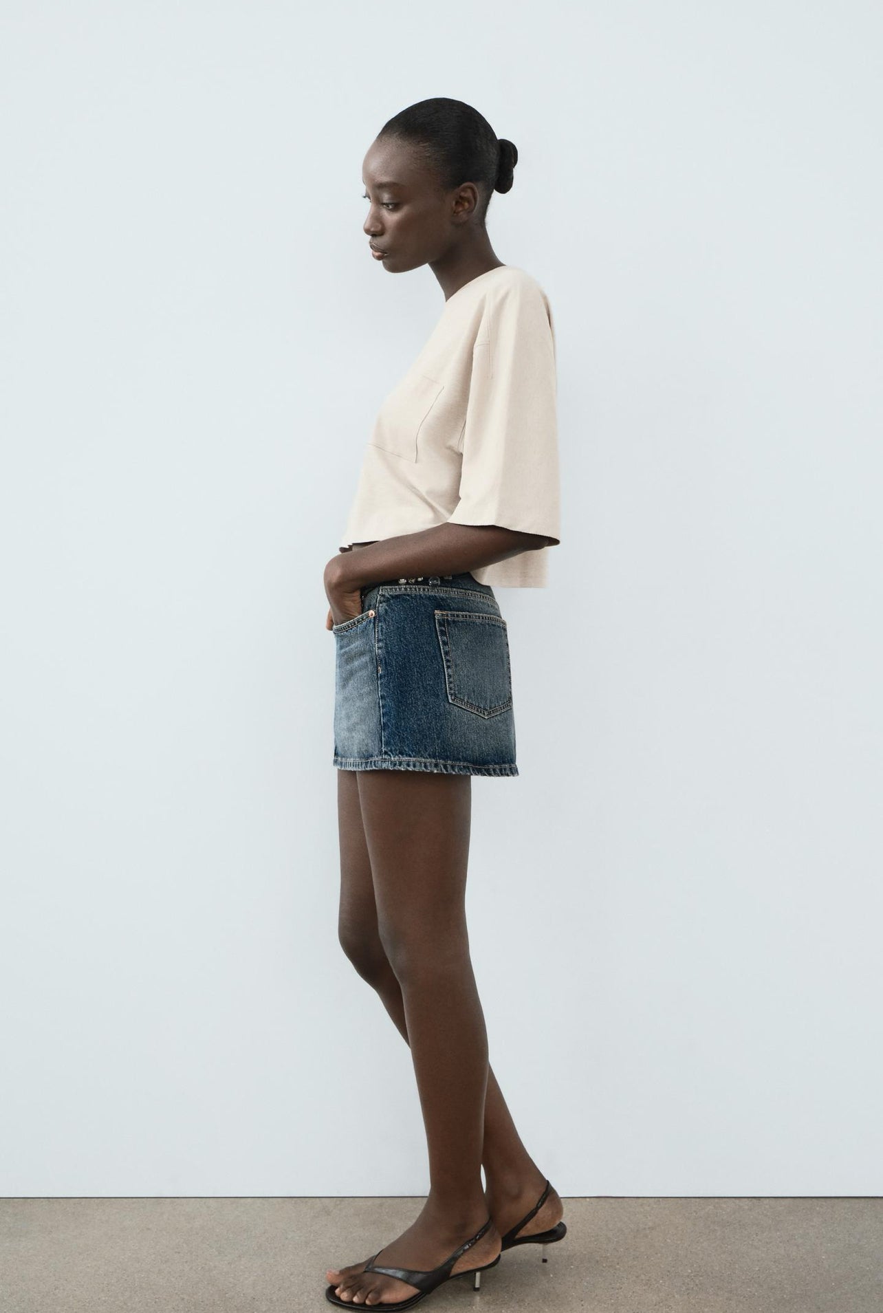 ZARA Cotton Flame’ Crop Top