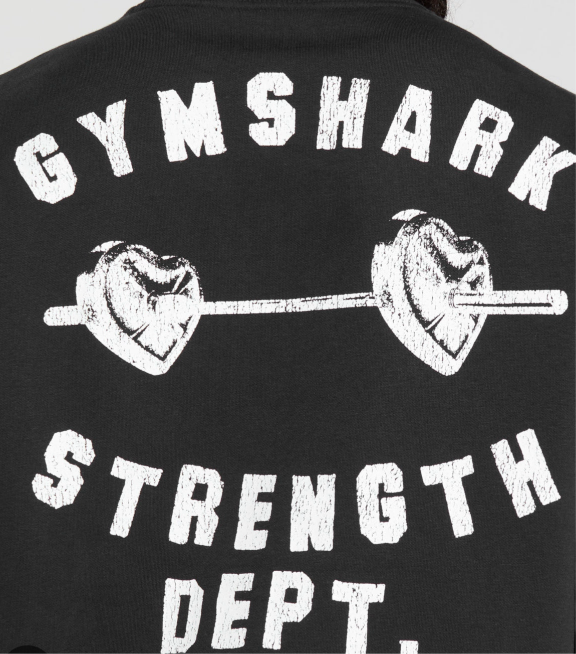 GYMSHARK Barbell Hearts Oversized Sweatshirt