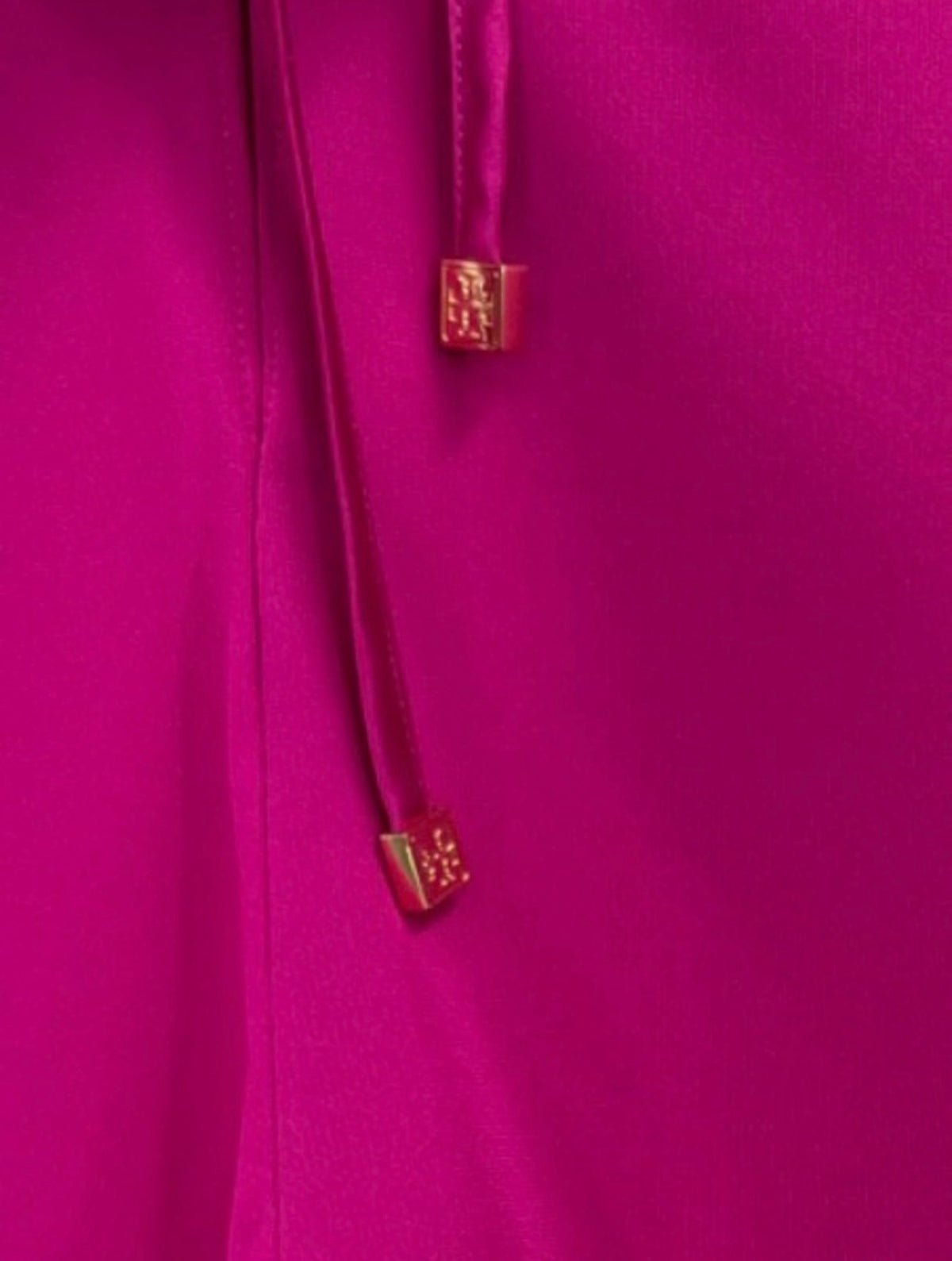 TORY BURCH Fanning Shell Sleeveless Blouse in Magenta
