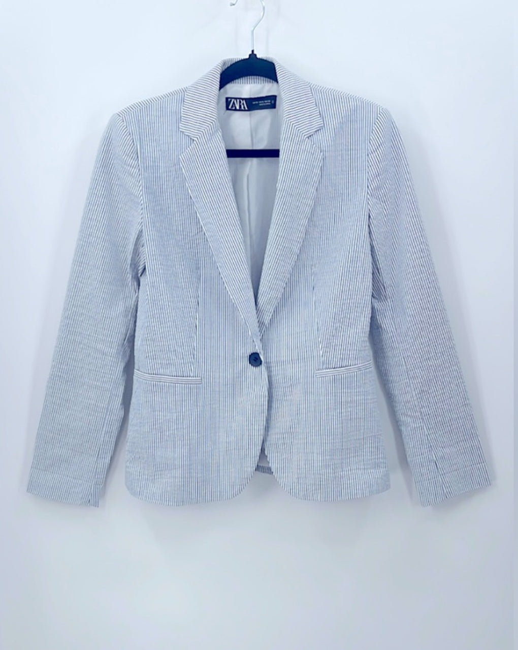 ZARA Striped Blazer Jacket