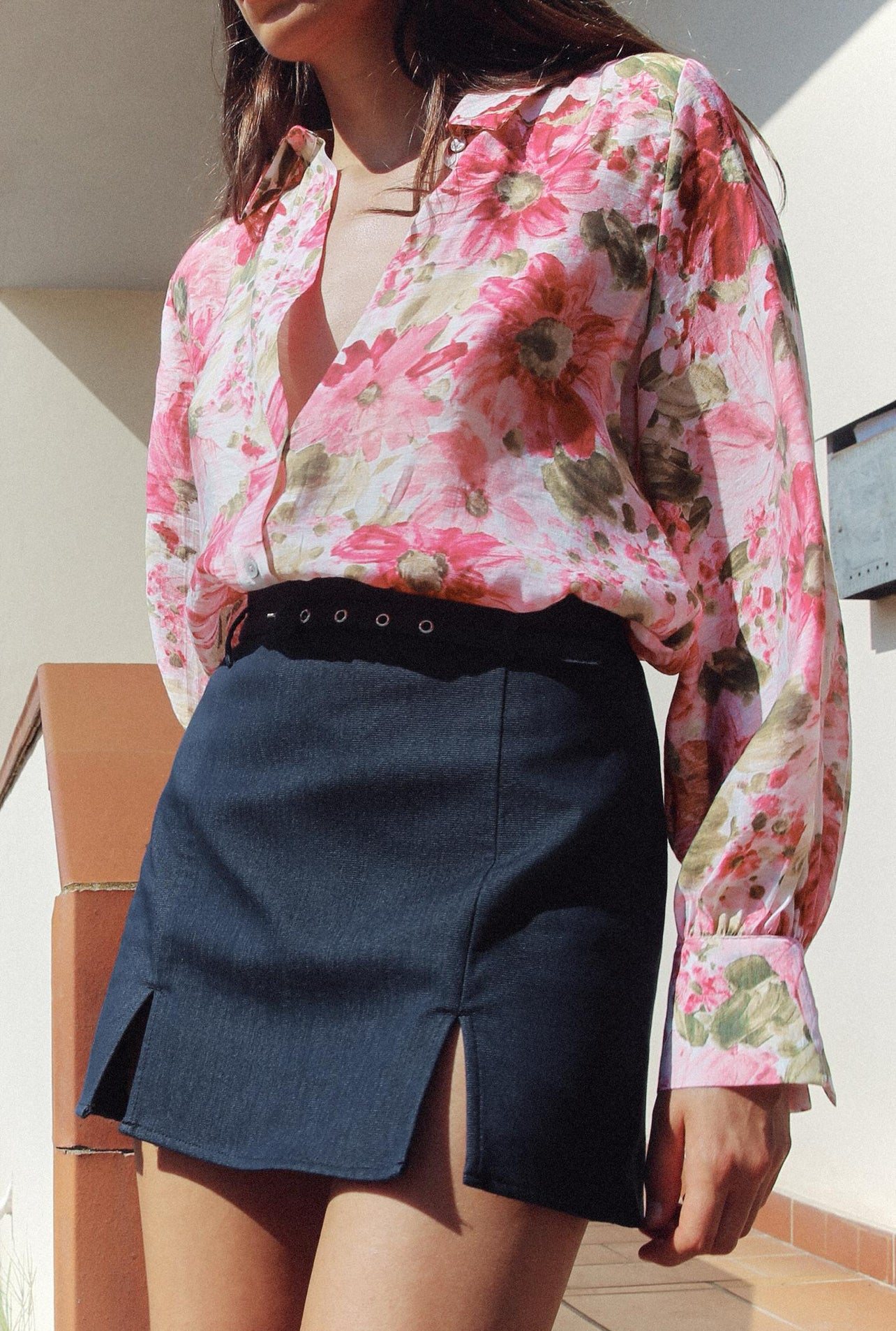 ZARA Floral Print Shirt