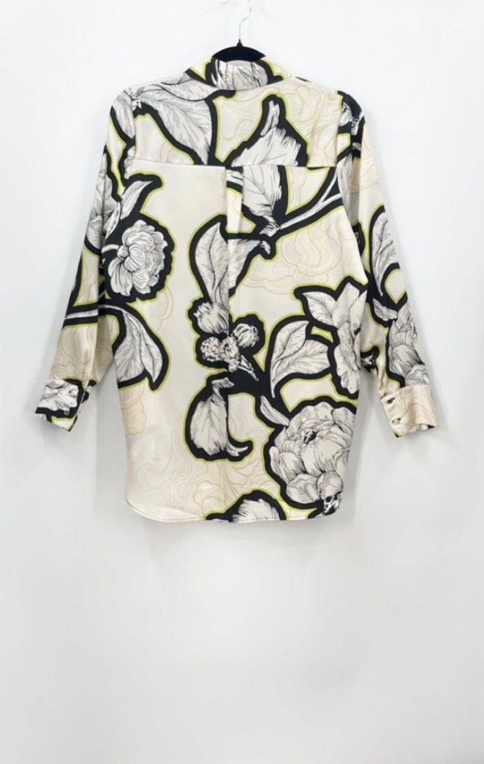 RIVER ISLAND Satin Button Down Shirt
