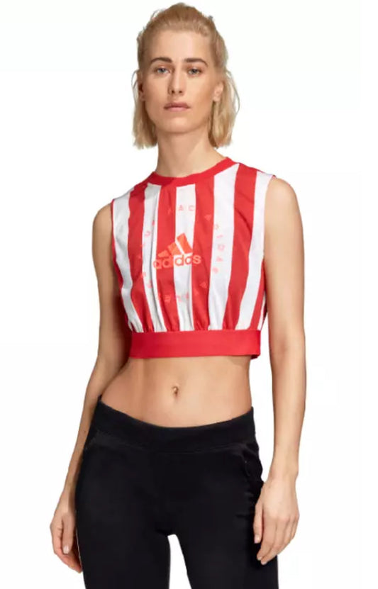 Adidas Cropped Graphic Tank Top