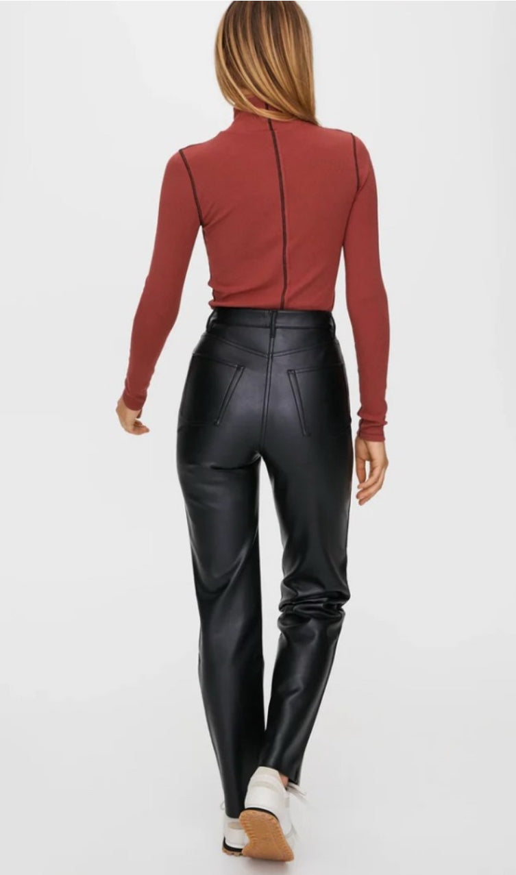 WILFRED "Melina" Faux Leather Pants
