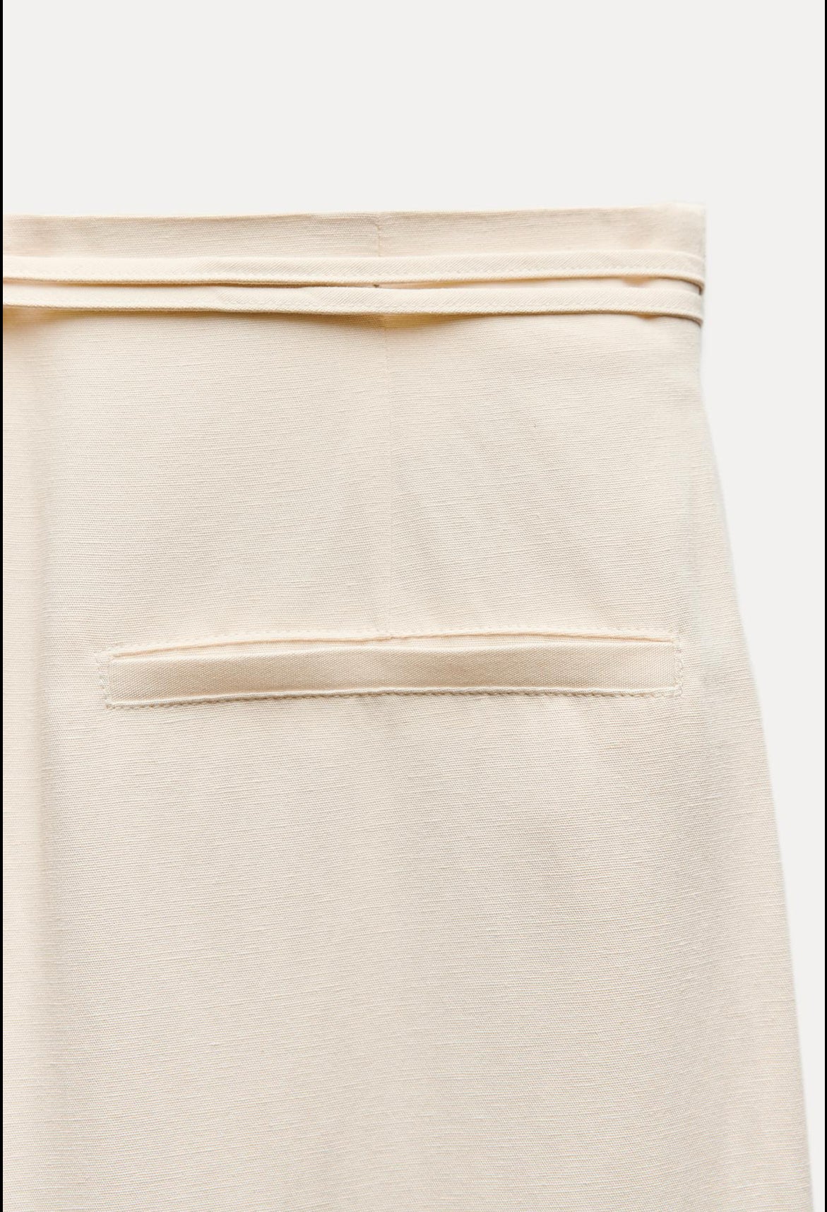 ZARA Belted Full Length Pants