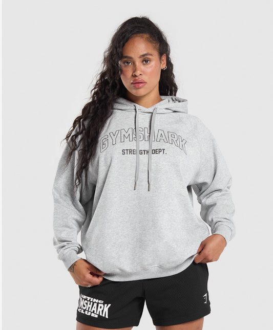 GYMSHARK Strength Department Oversized Hoodie