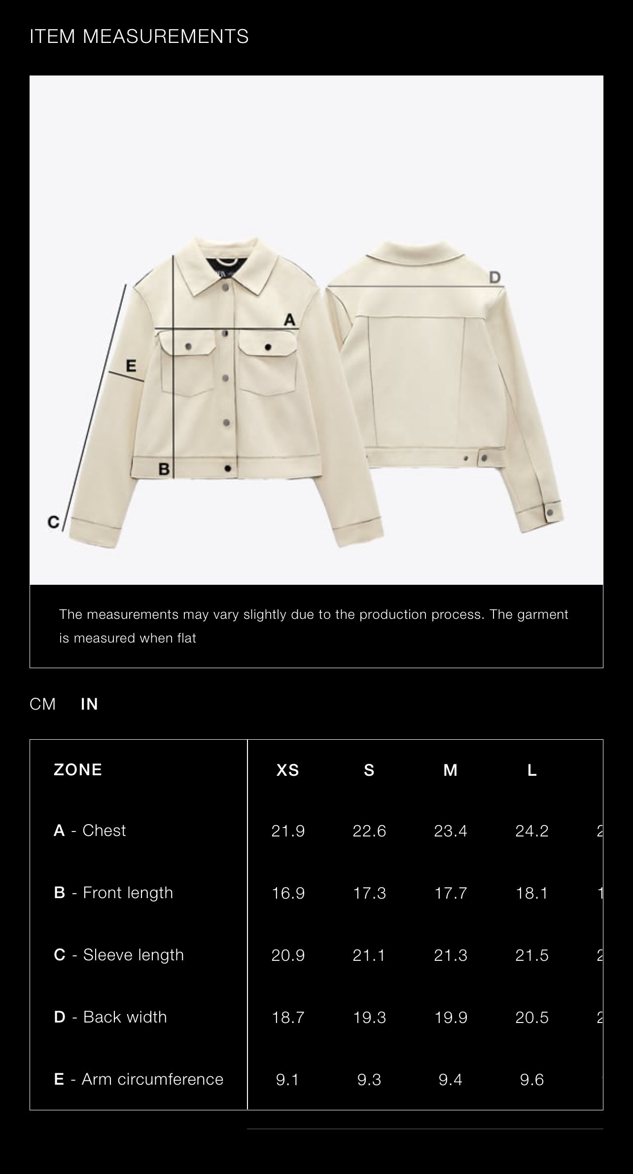 ZARA Z1975 Crop Denim Patchwork Jacket