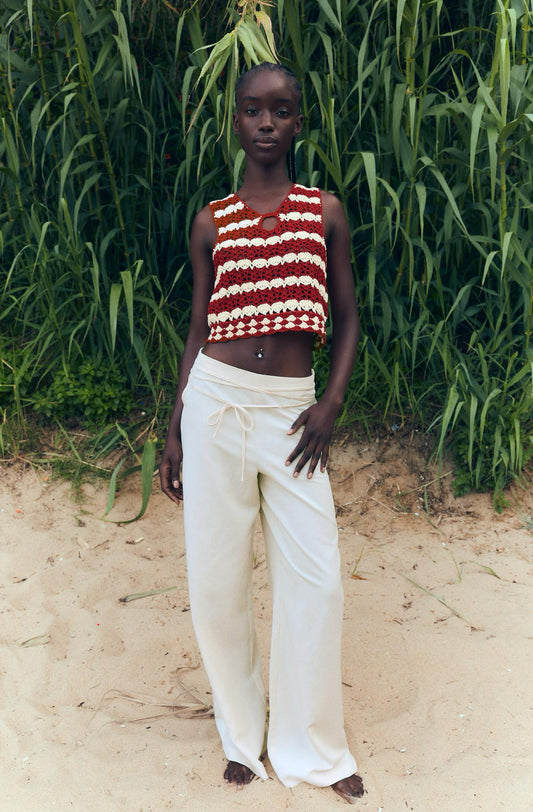 ZARA Belted Full Length Pants