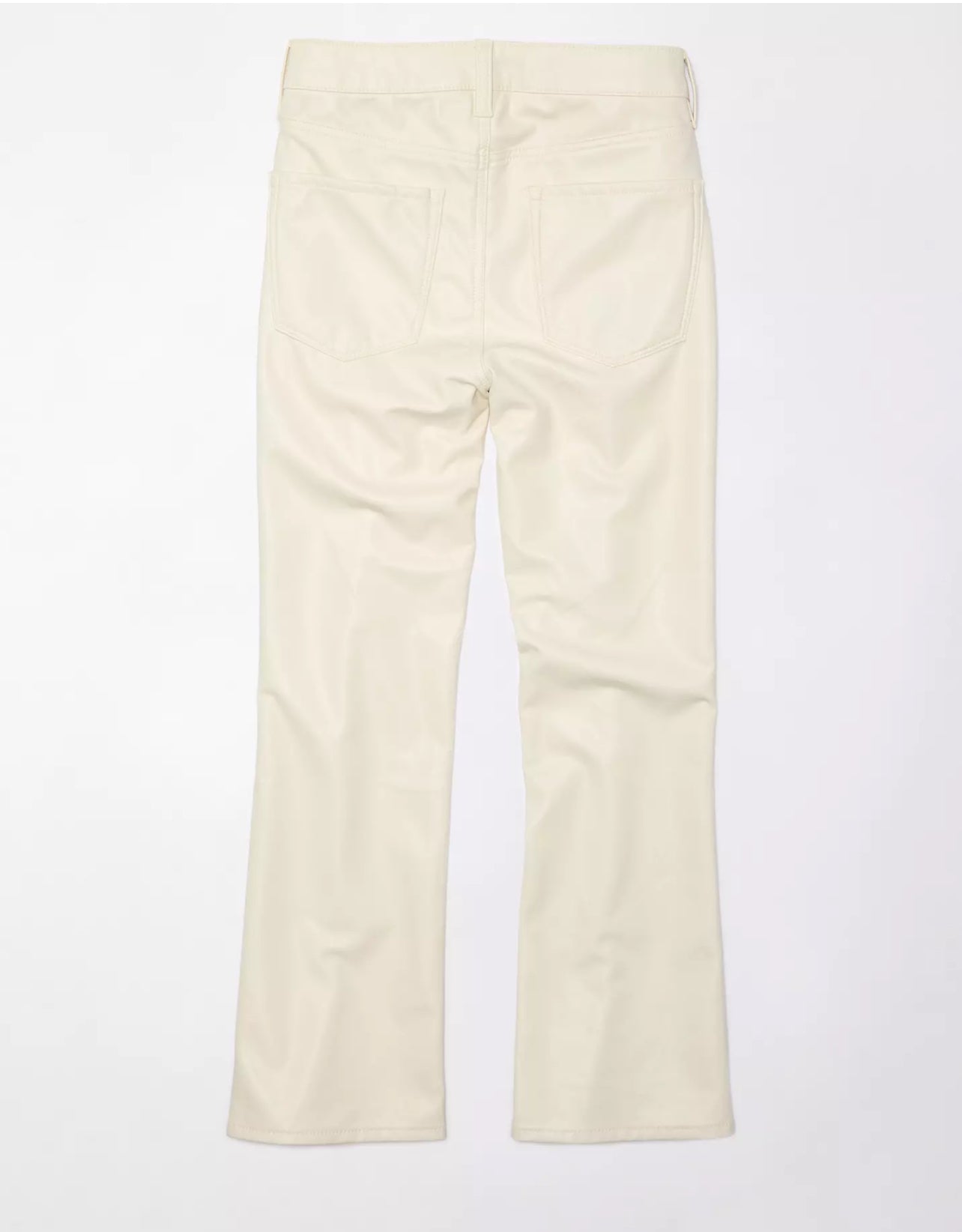American Eagle High-Waisted Vegan Leather
Kick Bootcut Crop Pant