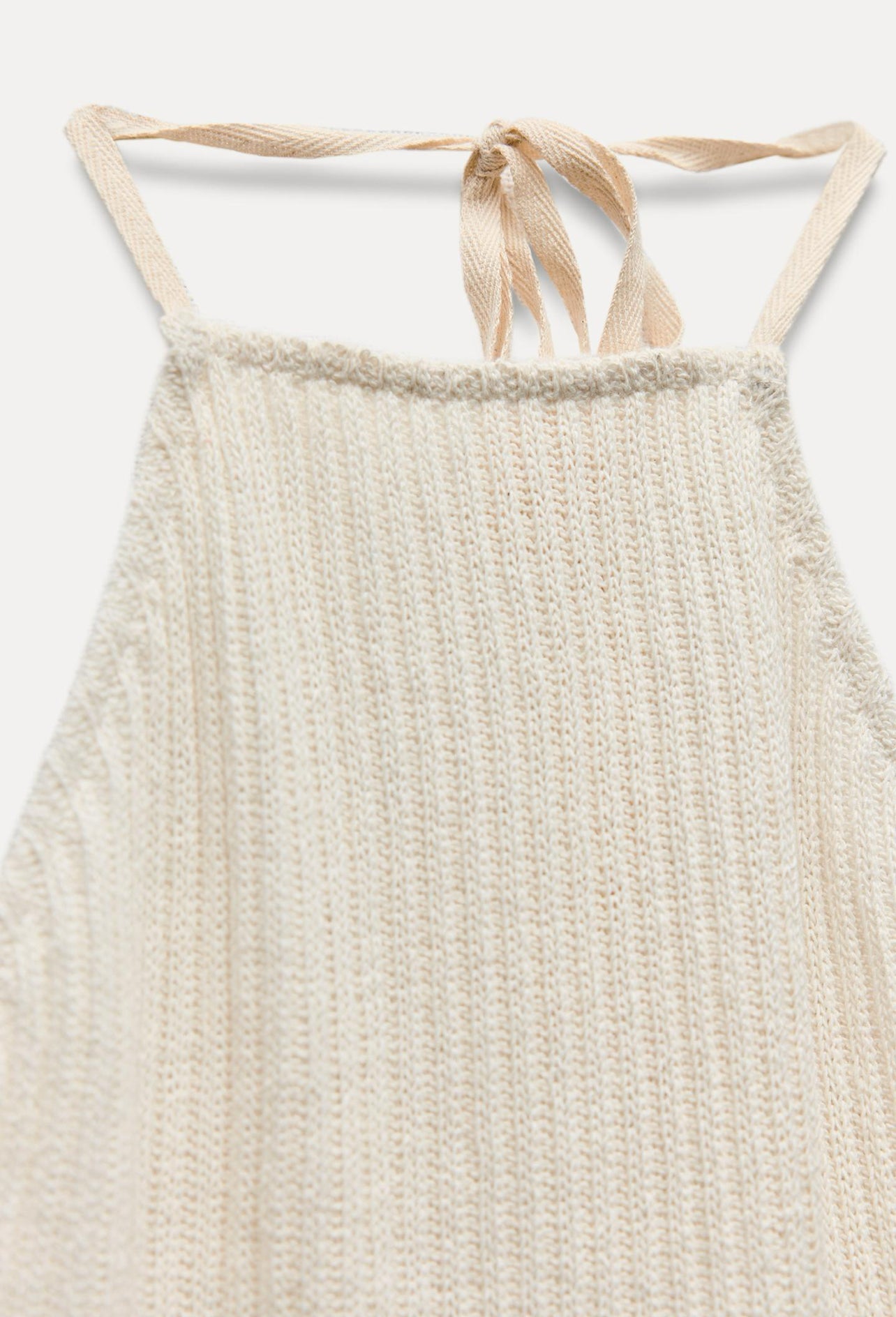 ZARA Crochet Ribbed Bodysuit