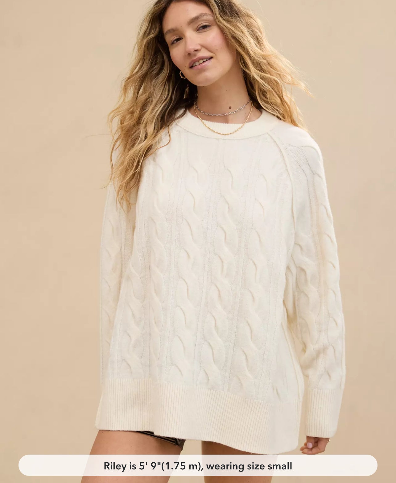 Aerie unREAL Cable Crew
Sweater