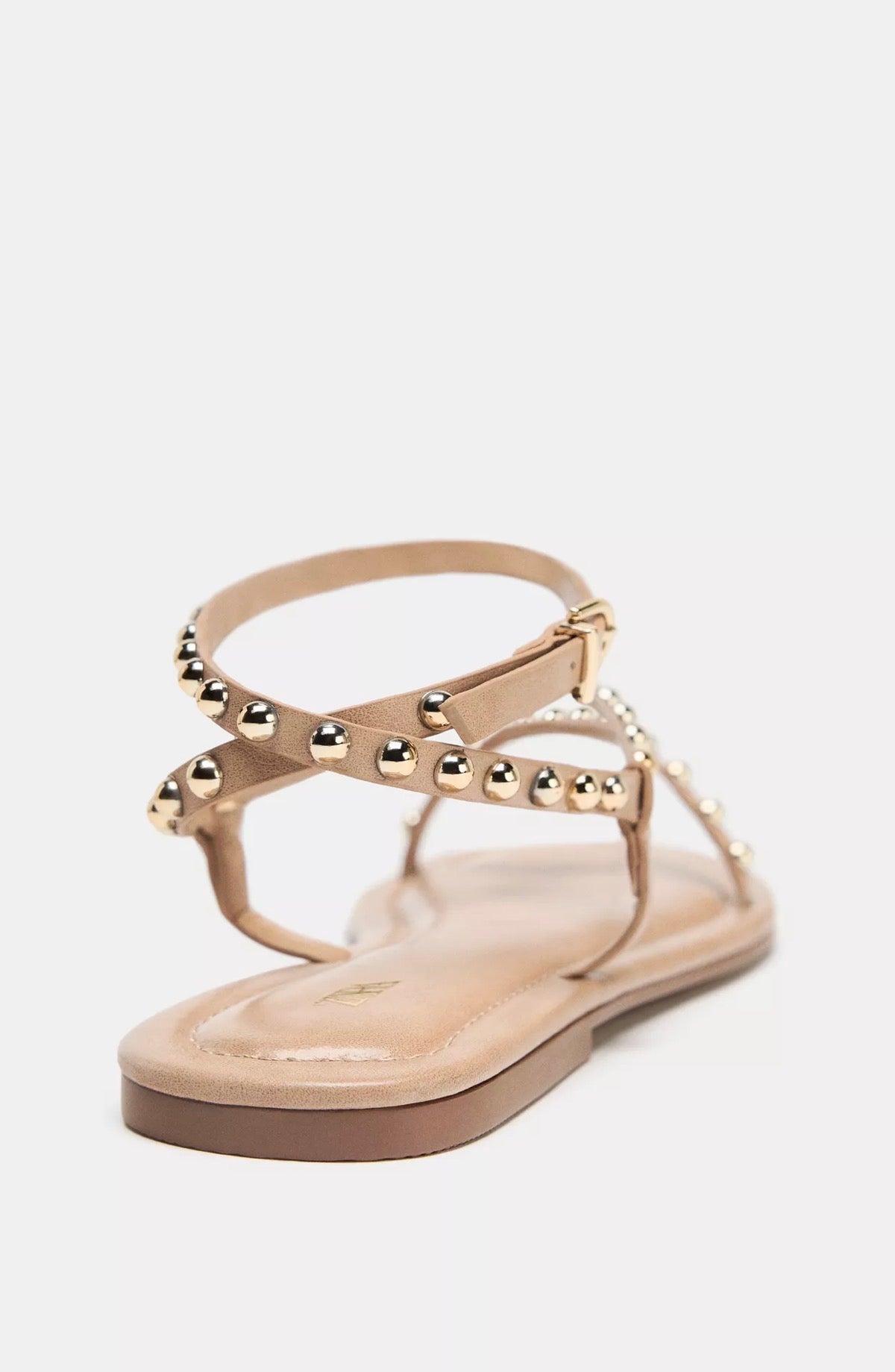 ZARA Metallic Bead Strap Sandal