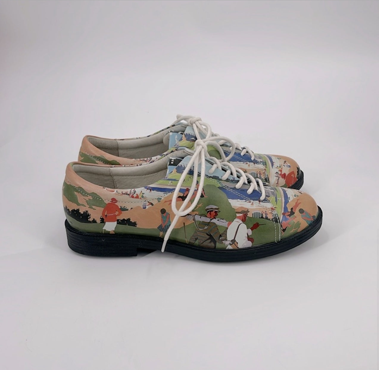 ICON Wearable Art Leather Golf/ Walking Shoes