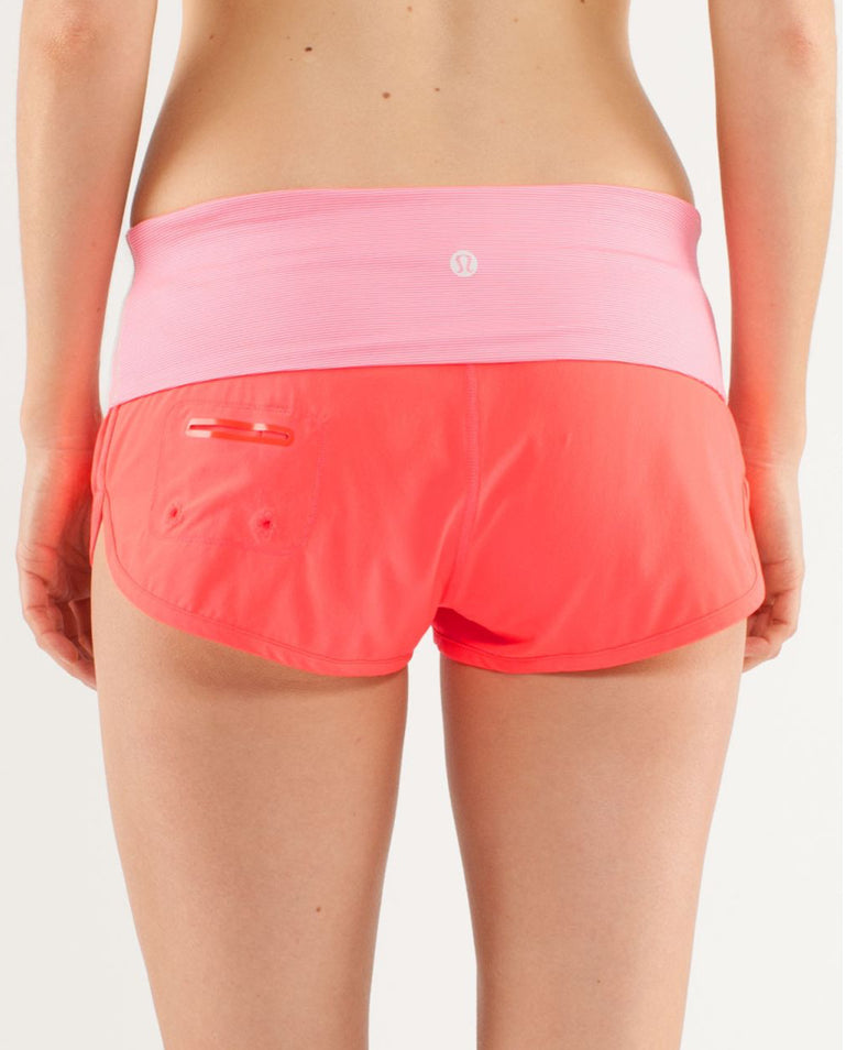 Lululemon Flip Out Boardshort Flash / Wee Stripe Printed Dune