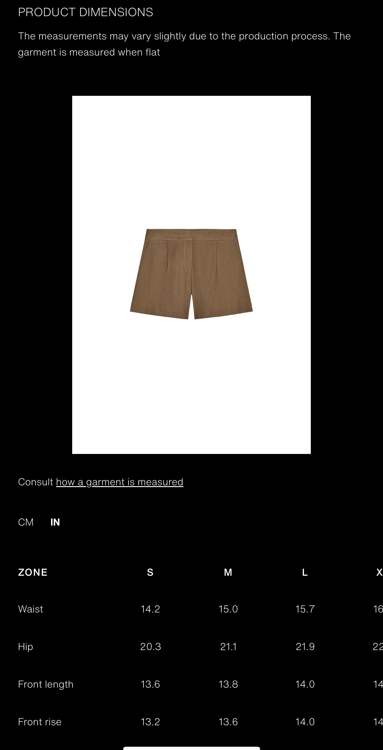 ZARA Linen Pleated Shorts