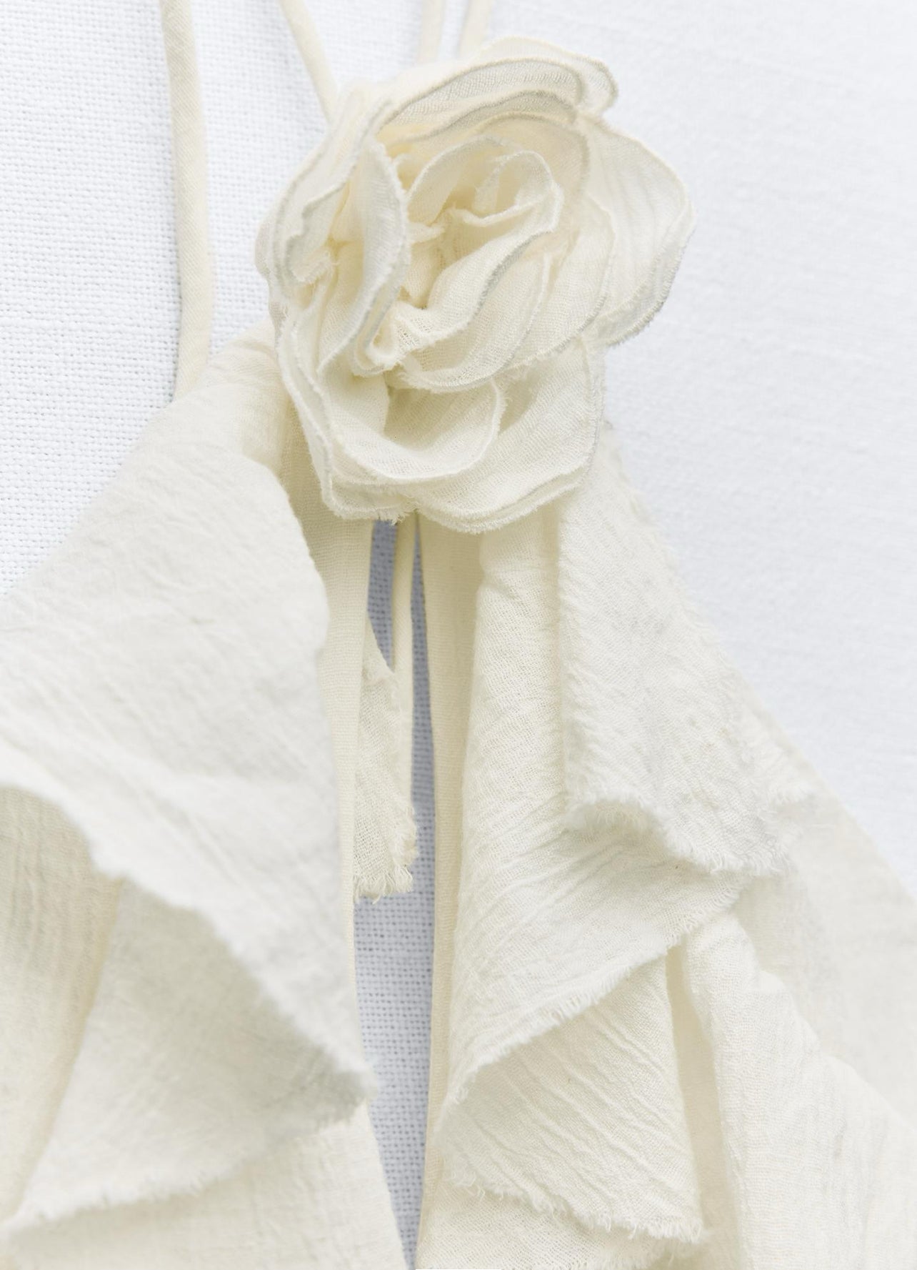 ZARA Floral Cotton Gauze Top