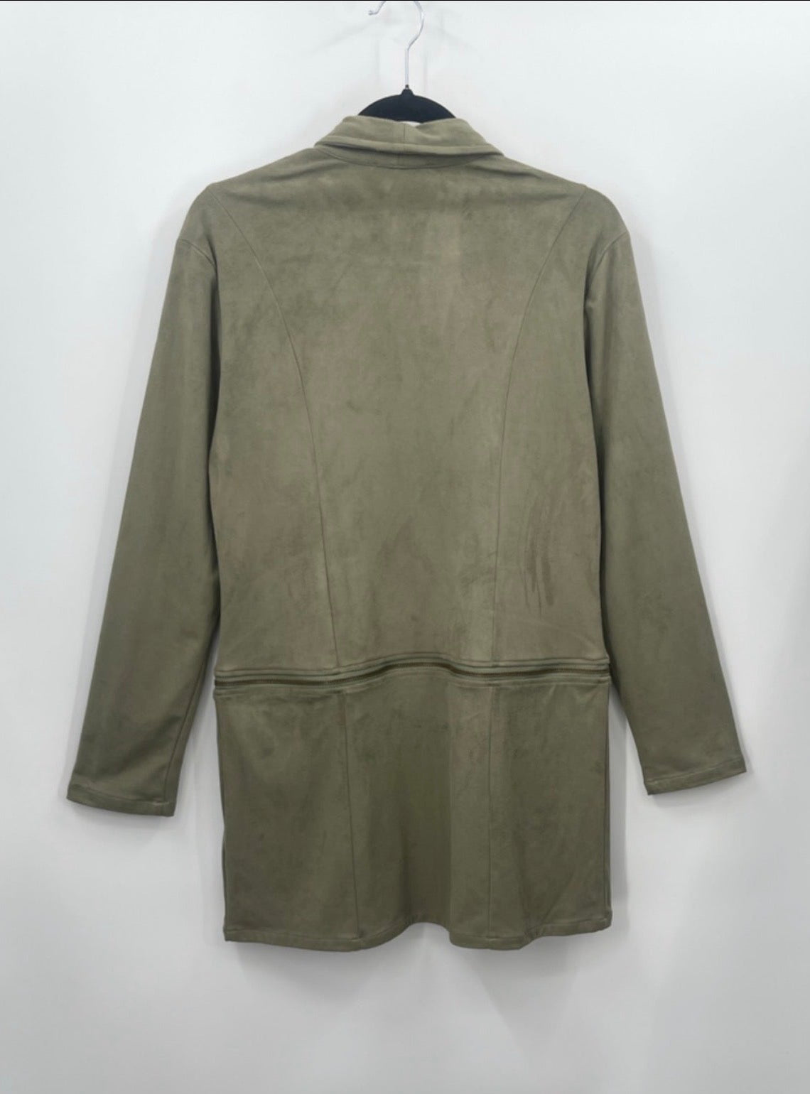SIMPLY NOELLE Convertible Faux Suede Zip-Front
Jacket
