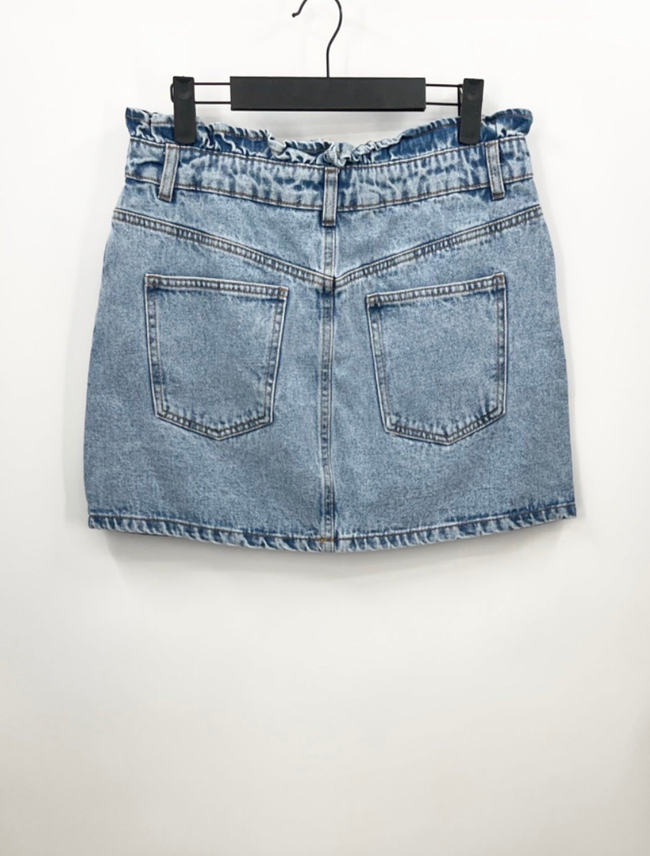 Miss Selfridge - Jupe en jean à volants