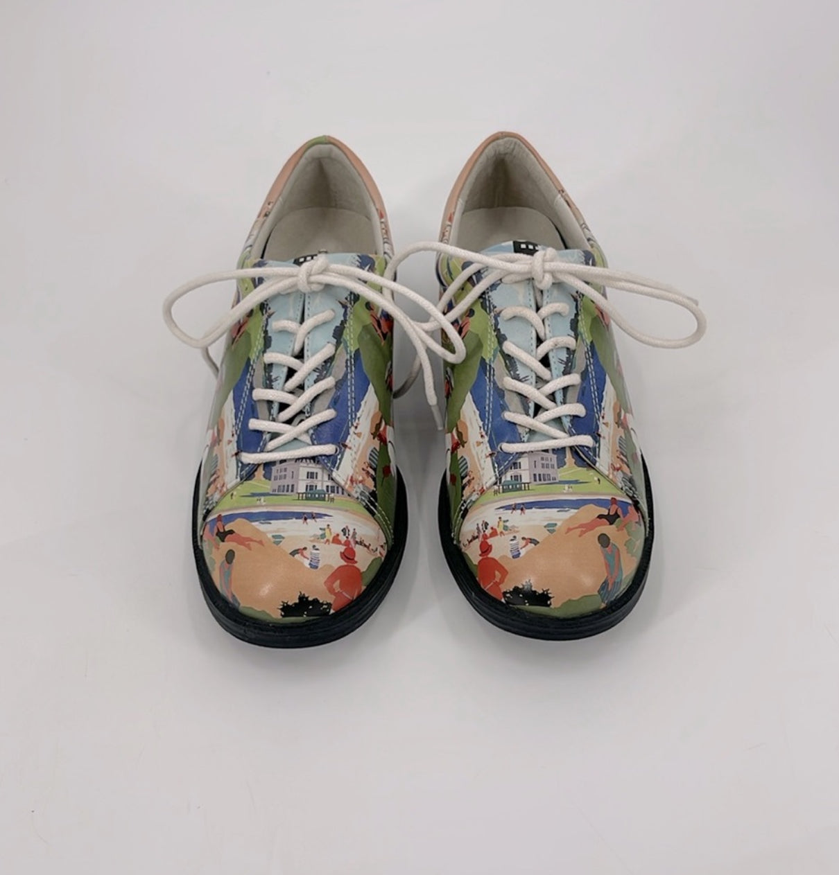 ICON Wearable Art Leather Golf/ Walking Shoes