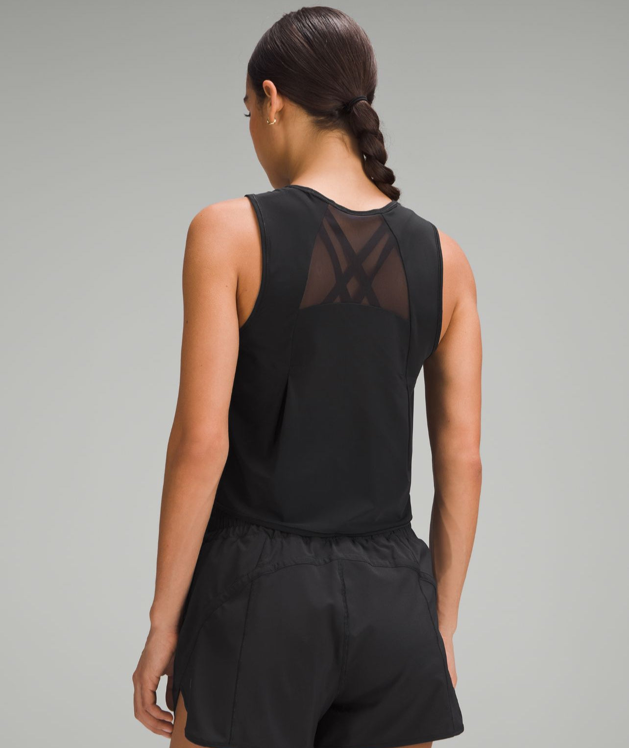Lululemon Sculpt Cropped Tank Top Pleated
