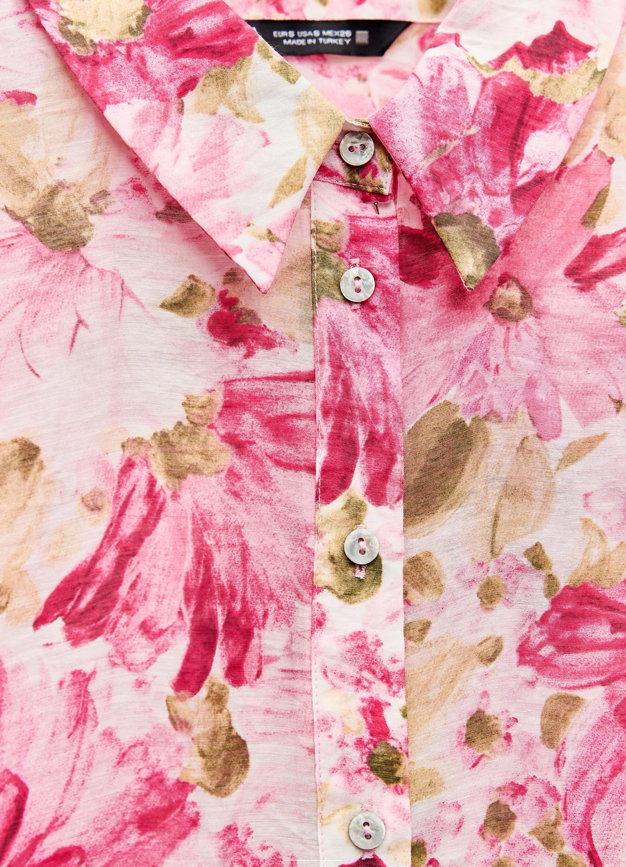 ZARA Floral Print Shirt