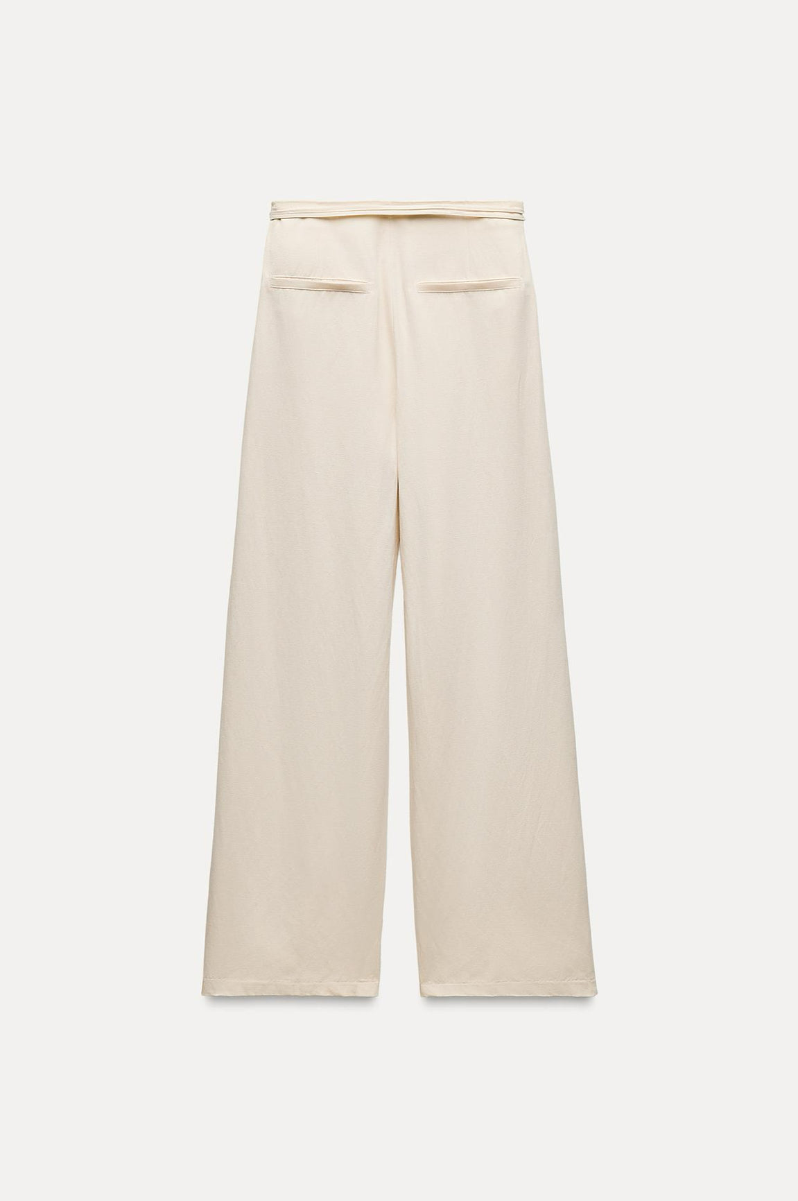 ZARA Belted Full Length Pants