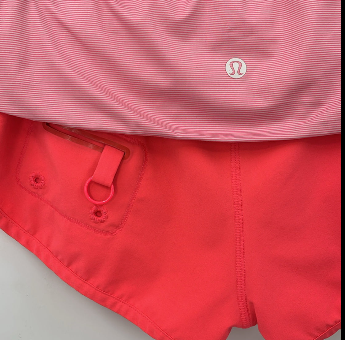 Lululemon Flip Out Boardshort Flash / Wee Stripe Printed Dune
