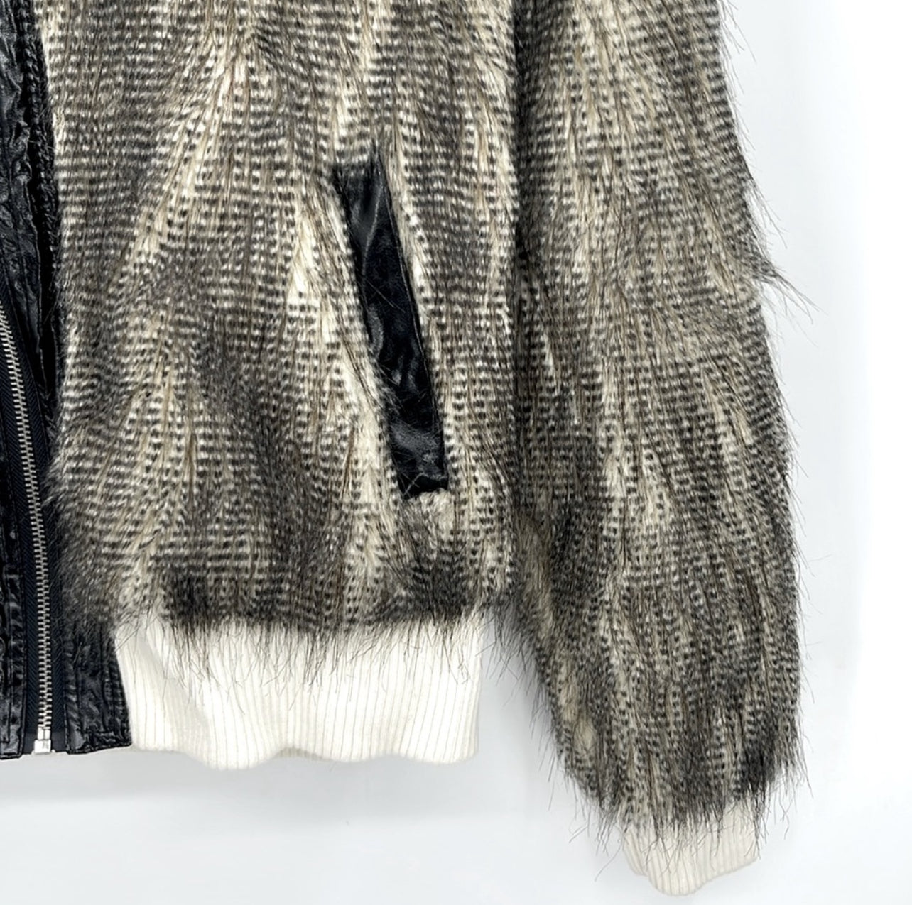 Vertigo Faux Fur Bomber
